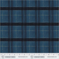 Window Pane Plaid in Night Sky