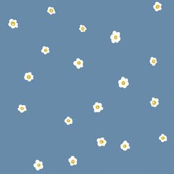 Meadow Daisy in Bleu