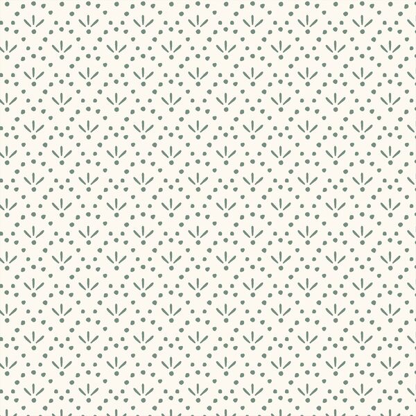 Wild Eyelet in Spruce on Cream