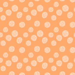 Sand Dollars in Sunrise Orange