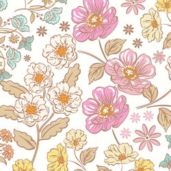 Large Vintage Meadow in Springtime