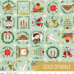 Bless Us in Mint Sparkle