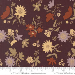 Playful Petals in Merlot