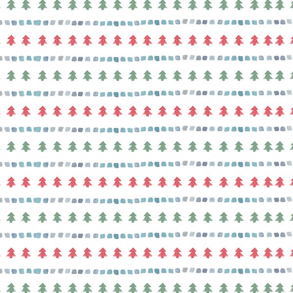 Tree Farm Stripe in Festive