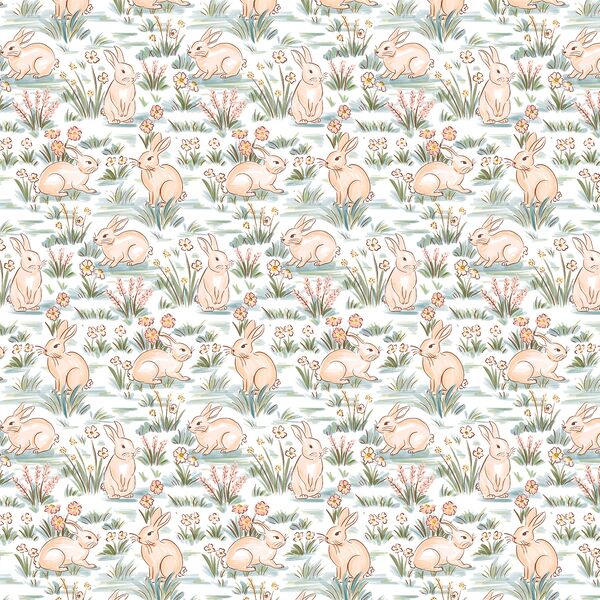 Little Bunny Burrows in Springtime