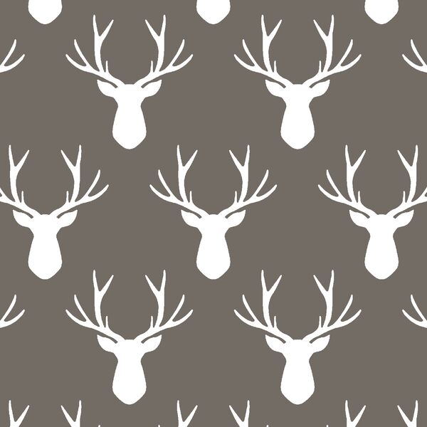 Stag Silhouette in Stone