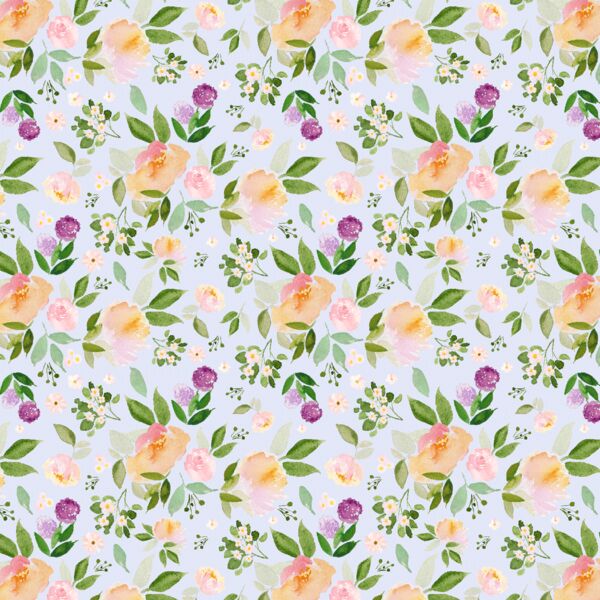 Little Garden Blooms in Cool Violet