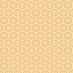 Honeycomb Dreams in Gold