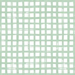 Watercolor Plaid in Spearmint