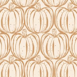 Pumpkin Stack in Orange on Cream