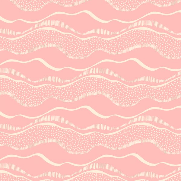 Rolling Hills in Blooming Pink
