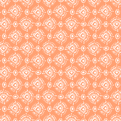 Ikat in Tangerine