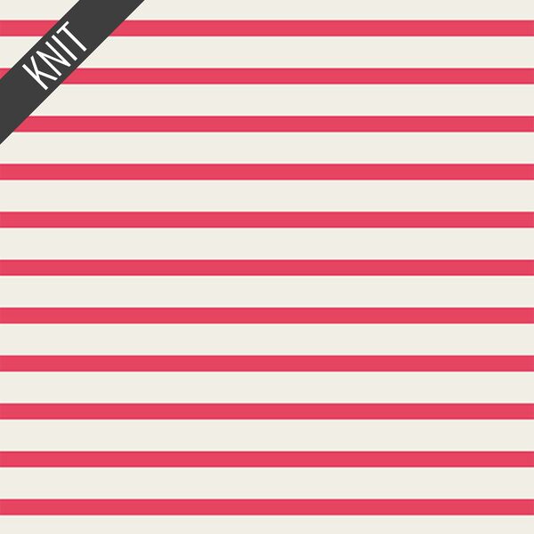 Striped Apart Knit in Pink