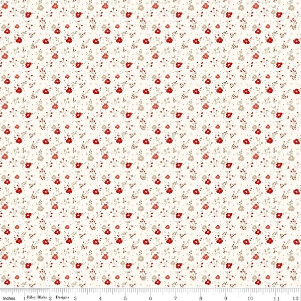 Delicate Floral in Cream
