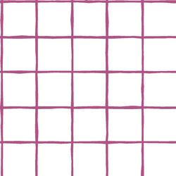 Windowpane in Azalea on White