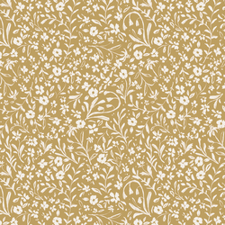 Tea Party Calico in Gold