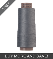 Roman Silver (9140-70421) - Silk Finish Cotton 40wt - 1600 Yards (2 Pack)