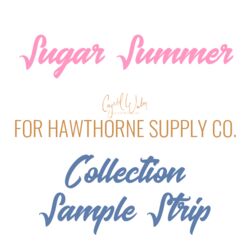 Sugar Summer Sample Strip