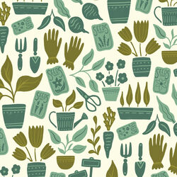 Potting Bench in Green