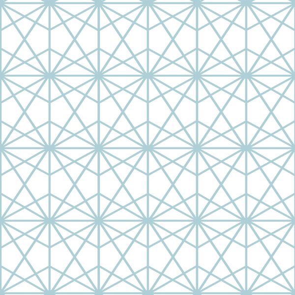 Terrarium in Powder Blue on White