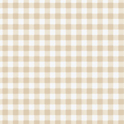 Gingham in Sand