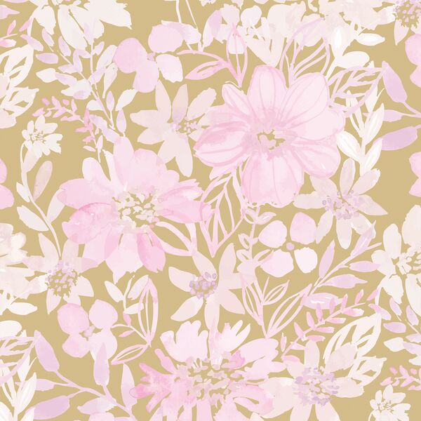 Delicate Floral in Gold