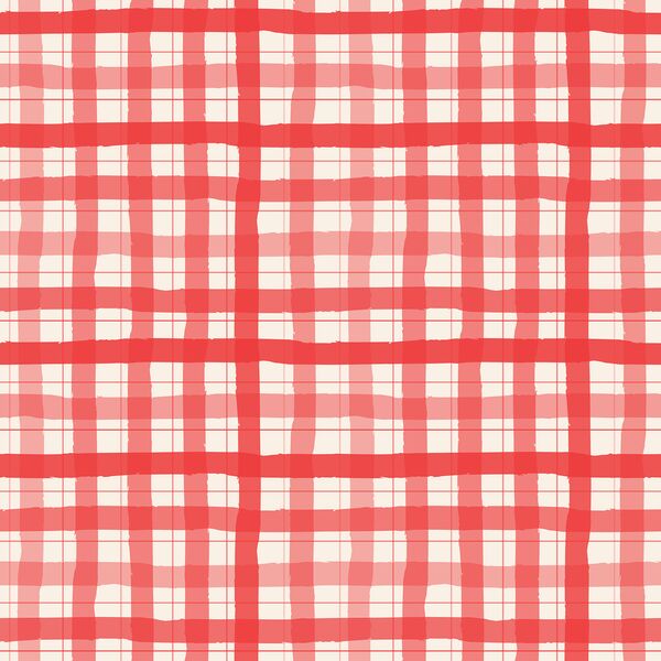 Large Merry Plaid in Peppermint