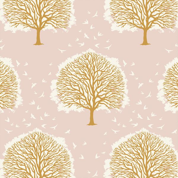 Majestic Oak in Pink Cloud