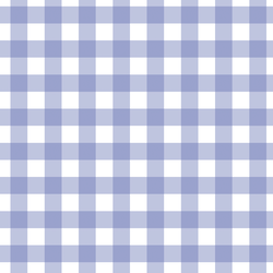 Gingham in Periwinkle