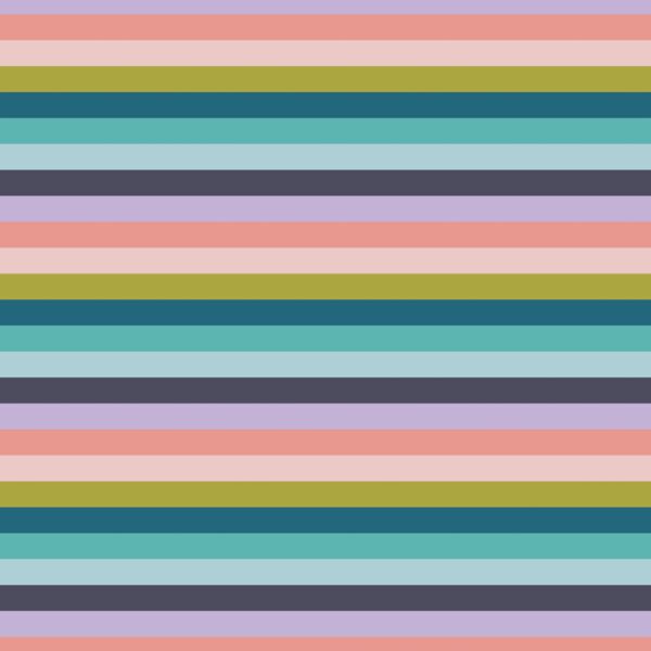 Little Look Lively Stripe in Siren Song