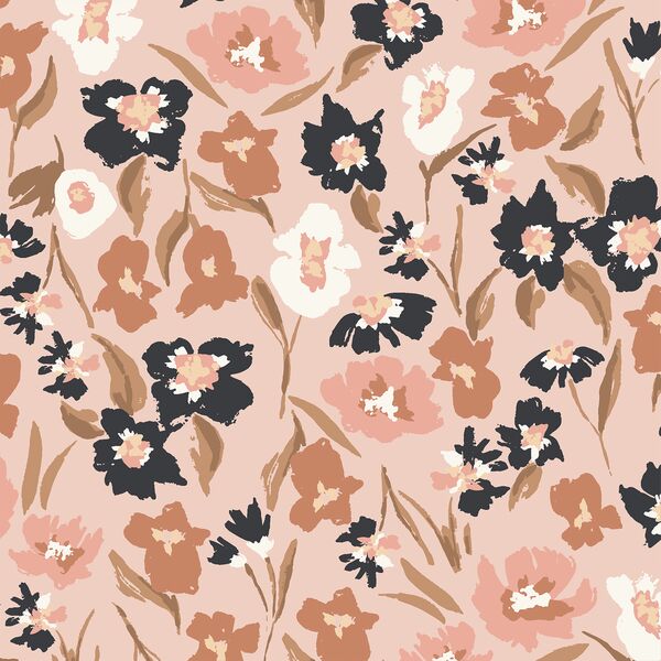 Large Painted Meadows in Blush