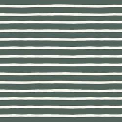 Winter Stripe in Duck Green