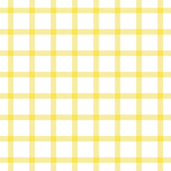 Summer Gingham Check in Dandelion
