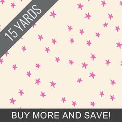 Starry in Neon Pink - 15 Yard Bolt