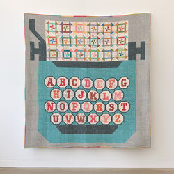 Typeography Just My Type Quilt Kit