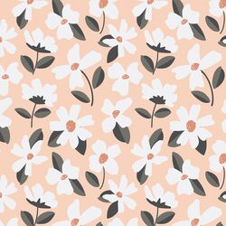 Garden in Peach