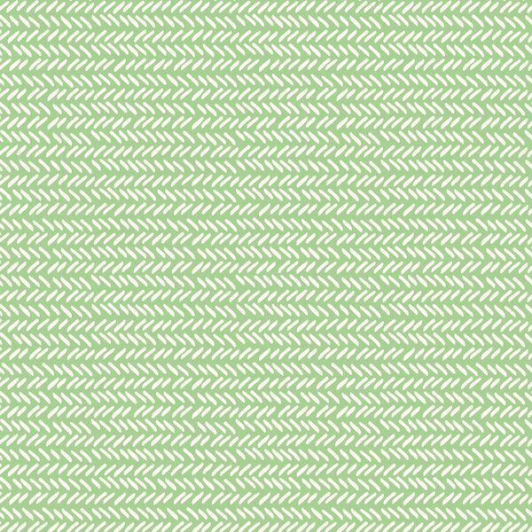 Woven Basket in Leaf Green