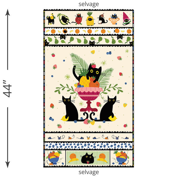 Furruit Platter Panel in Multi