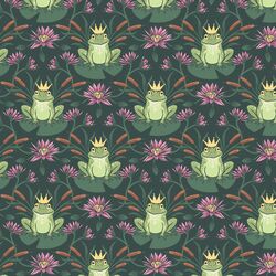 Frog Prince in Evening Meadow