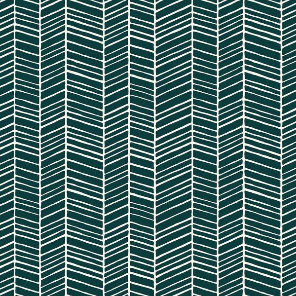 Herringbone in Emerald