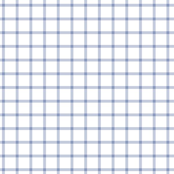 Modern Check in Cornflower Blue