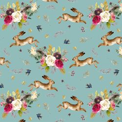 Large Autumn Bunnies in Pool