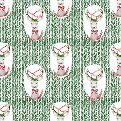 Small Fancy Holiday Deer in Wintergreen