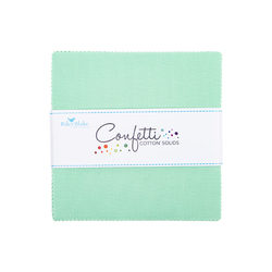 Confetti Cotton 5" Square Pack in Sweet Mint