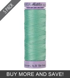 Summery Mint (9105-1536) - Silk Finish Cotton 50wt - 164 Yards (5 Pack)