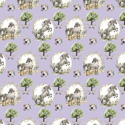Small Royal Horses in Lilac