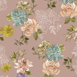 Dahlia Rose in Mauve Blush