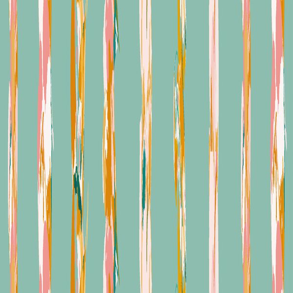 Vintage Stripe in Aqua Glass
