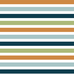 Garden Stripes in Cool