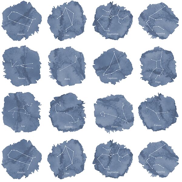 5 Inch Zodiacs in Midnight